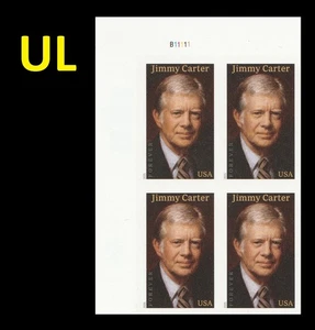 US 6043a Jimmy Carter imperf NDC plate block 4 UL MNH 2025 - Picture 1 of 1