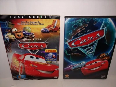 DVD'S Cars and Cars 2 Full Screen Movies. Great Fun. Foto 1 de 3
