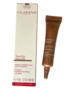 Nuevo en caja Clarins Total Bálsamo para ojos suave tamaño de viaje 0,20 oz / 7 ml Foto 1 de 4