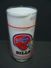 Vintage Buffalo Bills Mobil Promotional Glass NFL Collector Beer Drinking EUC