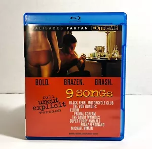 9 Songs: FULL UNCUT EXPLICIT VERSION Blu-Ray Palisades Tartan Extreme 2010 OOP - Picture 1 of 10