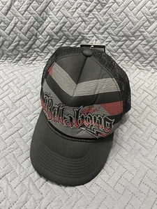 MENS BOYS BILLABONG BLACK DISSECT TRUCKER CAP HAT ONE SIZE  - Picture 1 of 2
