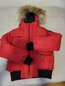 Nobis Parka Jacket Youth Bomber - Red Color Large Size - Picture 1 of 3