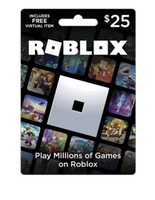 $25 ROBLOX GIFT CARD / GAMECARD ROBUX - Never Used | eBay