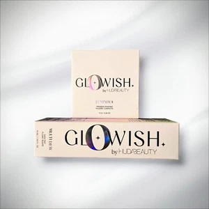 HUDA BEAUTY GloWish luminous Vegan pressed Powder & skin tint in [ 11 DEEP ] - Picture 1 of 7