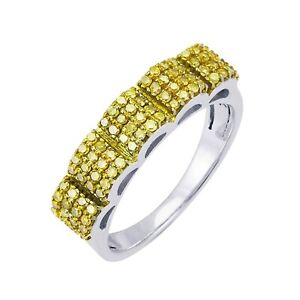 1.50 Ct Round Lab Created Citrine Men's Wedding Band Ring 14K White Gold Plated