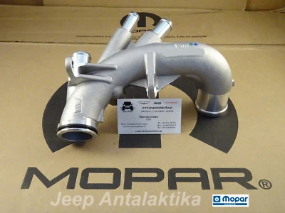 Entrada de refrigerante de codo Jeep Wrangler JK 2.8CRD 11-18 68096282AA nuevo fabricante de equipos originales Mopar Foto 1 de 4