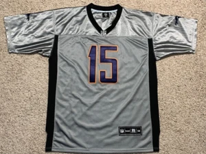 Tim Tebow RARE Denver Broncos #15 Jersey Gray Reebok Men's Size 54 FLORIDA - Picture 1 of 10