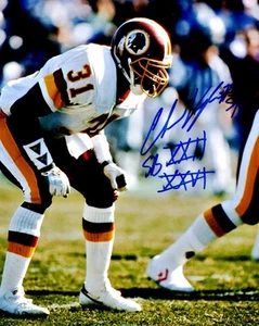 Autographed 8x10 CLARENCE VAUGHN Washington Redskins photo - w/COA - Picture 1 of 1