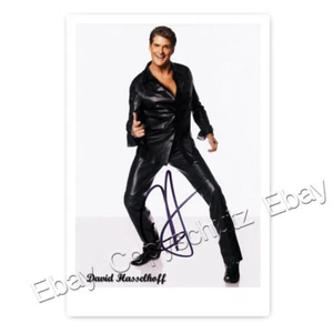 David Hasselhoff -  Knight Rider, Baywatch - Autogrammfoto / Autograph [AK14] - Bild 1 von 1