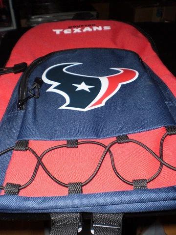 NFL Houston Texans  Back Pack 11 Wide X 18 Long New With Tags  FREE SHIPPING Cover