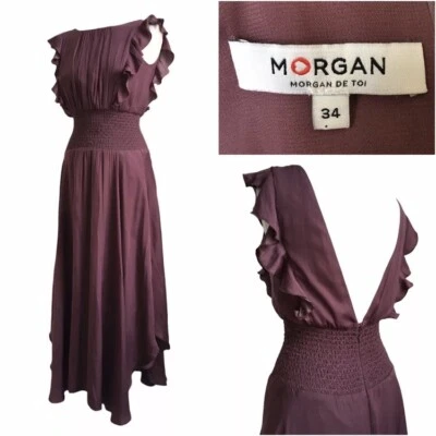 Vestido Pañuelo Morgan De Toi Talla 8 10 - Formal Baile de graduación Años 2000 Hada Capricho Foto 1 de 4