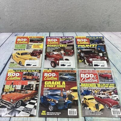 Rod and Custom Magazines Lot of 6 Issues Hot Rods Cars Garage 1999-2000 RC-8 - Image 1 of 4