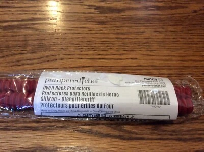 Pampered Chef Oven Rack Protectors Red 24” long NIP - Image 1 of 3