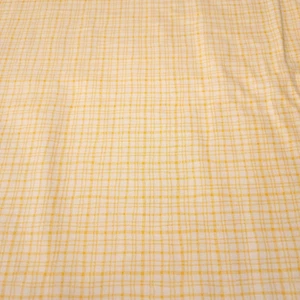 What Little Girls Are Made Of BTY Bethany Shackelford QT Tonal Yellow Line Plaid - Picture 1 of 3