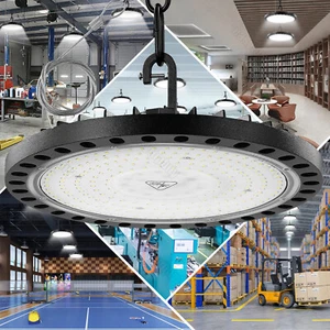 UFO LED illuminazione sala lampada industriale 100W 200W 300W 500W luce sala DHL - Foto 1 di 35