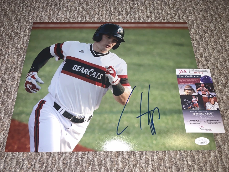 Ian Happ Chicago Cubs Autographed Signed 11x14 Photograph JSA COA - Image 1 of 1