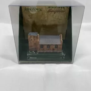 Historische Jamestowne Memorial Kirche Miniatur Skulptur 2010 Design Masters Neu im Karton - Bild 1 von 15