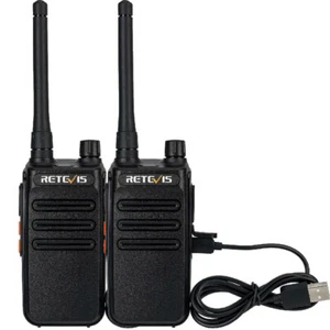 Walkie talkies Retevis RB87 GMRS de dos vías 5W 30 canales VOX para almacén (2 piezas) - Imagen 1 de 12