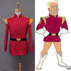 Costume de cosplay uniforme rouge Sitcom Futurama Captain Zapp Brannigan #