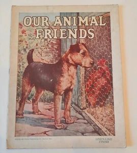 Our Animal Friends W901B Whitman Publishing Vtg. Linen - Like Finish  - Picture 1 of 5