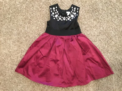 Children’s Place Girls Size 4 Red/ Black Dress - Image 1 of 4