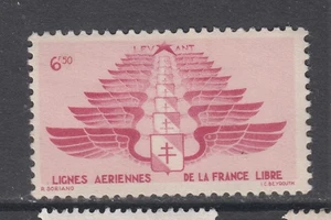 Free Fr. Forces in Le - 6f50 Wings with Lorraine Crosses (MLH) 1942 (CV 6) - Picture 1 of 1