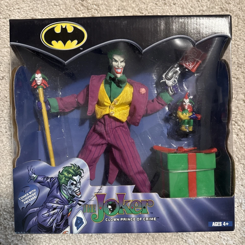 蝙蝠侠小丑犯罪王子可动人偶 70630 孩之宝全新带盒 — 第 1/1 张图片