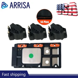 Ignition Control Module w/ 3 Ignition Coil For Buick Chevy Oldsmobile LX364 - Picture 1 of 9