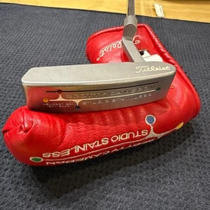 SCOTTY CAMERON STUDIO STAINLESS NEWPORT BEACH 34in Putter RH With H/C - Picture 1 of 11