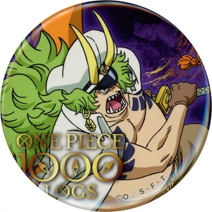 One Piece Sasaki Anime Episode 1000 Visual Can Badge B Official - Picture 1 of 2