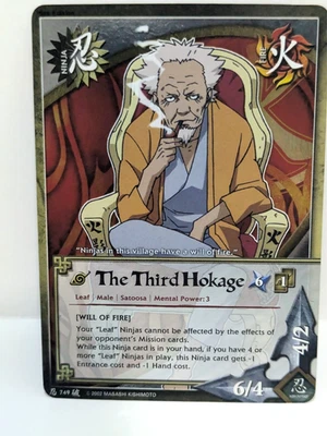 The Third Hokage - N-749 - Common - 1st Edition - Foil - Broken Promise - - Image 1 of 2