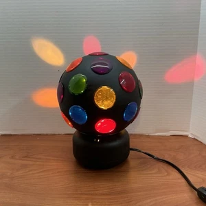 Lite F/X rotierende große Kugel von Lite Modell 1929 Disco Leuchtkugel funktionstüchtig - Bild 1 von 2