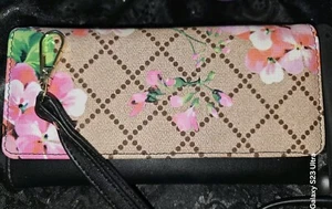 AR New York Floral Painted Wallet NWT - Picture 1 of 7