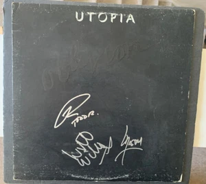 TODD RUNDGREN & UTOPIA signed Oblivion Vinyl JSA handsigniert von 3 KASIM Wilcox - Bild 1 von 2