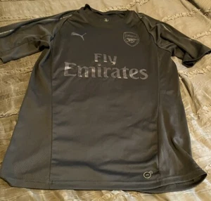 Arsenal AFC Soccer Puma Training Jersey Shirt Gray Small FREE SHIPPING - Picture 1 of 4