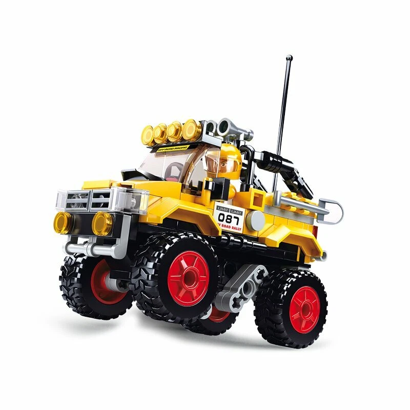 Sluban 0663A - Off-Road Vehicle Yellow - New - Image 1 of 1