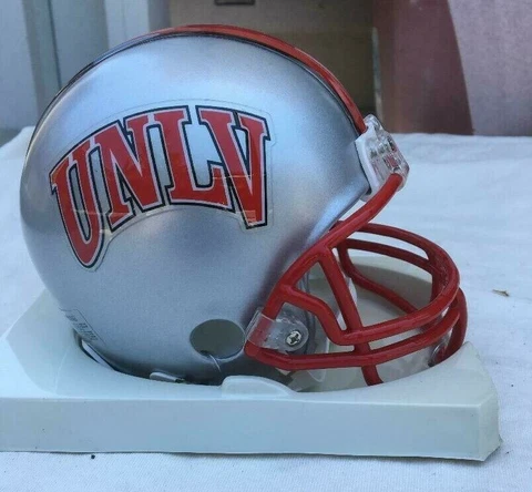 NCAA Riddell Authentic MINI Football Helmet Vintage New UNLV REBELS Cover
