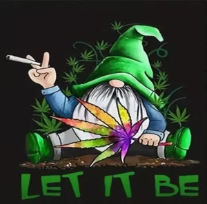 Weed Diamond Painting Set "Let It Be Gnome" - Bild 1 von 2
