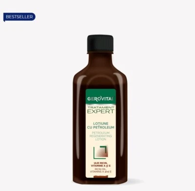 Gerovital Lotion Expert hair Regeneration Treatment with petroleum, 100 ml