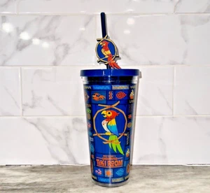 DISNEY PARKS 20 OZ ENCHANTED TIKI ROOM TUMBLER WITH LID & STRAW JOSE TOPPER NEW! - Picture 1 of 17