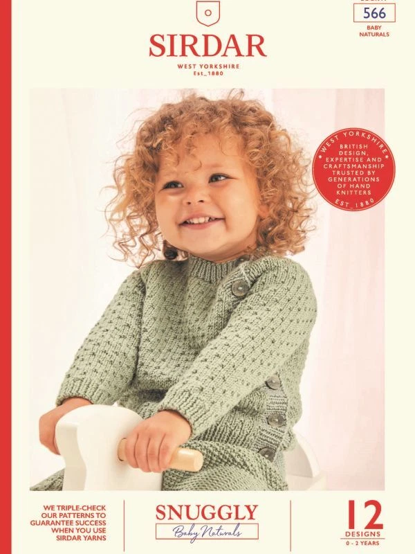 Sirdar Book 566 Snuggly Baby Naturals Knitting Patterns Design - Image 1 of 1