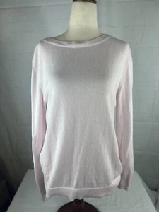 Suéter Pullover Para Mujer Talbots Manga Larga Cuello Redondo Talla Pequeña Grande Rosa - Imagen 1 de 5