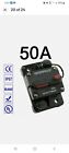 50a Amp Circuit Breaker Fuse Reset 12v-48v Dc Car Boat Auto Waterproof Us