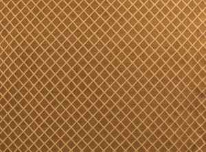 Upholstery Chenille Honey Diamond Drapery home fabric by the yard  57" Wide - Picture 1 of 1