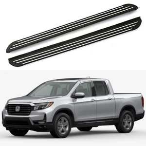 2Pcs Running Board Side Step Pedals Nerf Bar Fits for Honda Ridgeline 2017-2023 - Picture 1 of 8