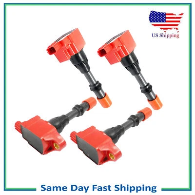 Bobina de encendido 4 piezas para Honda Civic Hybrid L4 1,3 L 30520PWA003 30520PWAS01 UF373 Foto 1 de 4