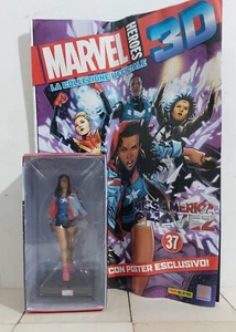 97834 Action Figure - Marvel Heroes 3D n. 37 - Miss America Chavez + Rivista - Picture 1 of 3