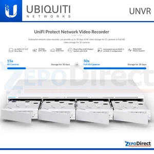 Grabadora de video en red Ubiquiti UniFi Protect NVR UNVR - Imagen 1 de 6