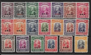 SARAWAK SG126/45 1945 BMA AUFDRUCKSATZ GEBRAUCHT - Bild 1 von 1